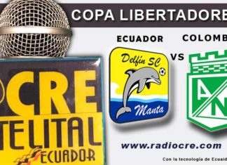 Delfín, Atlético Nacional, Copa Libertadores, Fútbol,